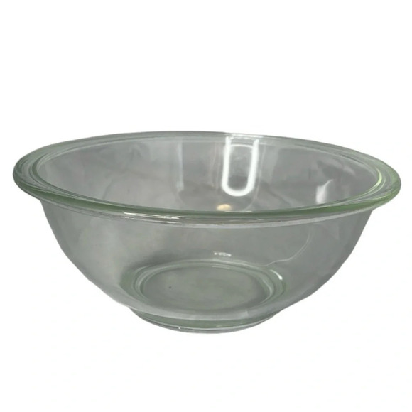 VINTAGE 1980’s PYREX 2.5L Clear Glass Bowl Corning NY USA 325 Oven Microwave - Picture 8 of 8